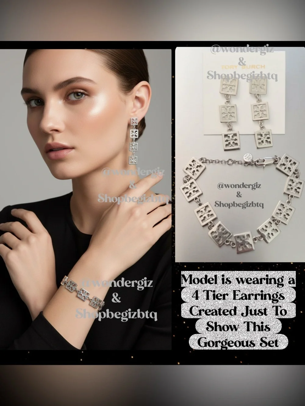 🔥🔥Authentic Designer Bracelet & Earrings Set At Awesome Prices To Buy Now Firm